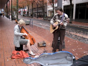 buskers